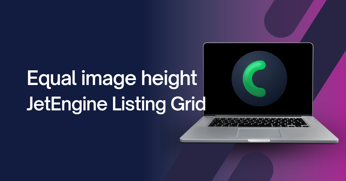 Equal image height JetEngine Listing Grid